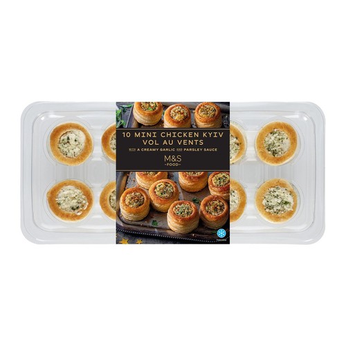M&S 10 Mini Chicken Kyiv Vol Au Vents