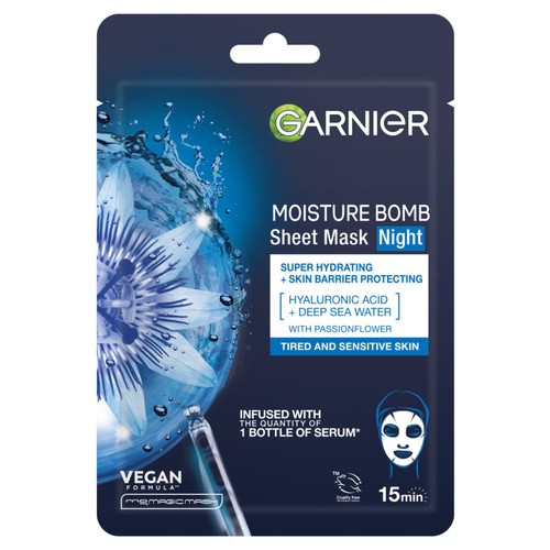Garnier Moisture Bomb Deep Sea Water & Hyaluronic Acid Face Mask