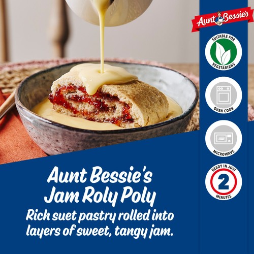 Aunt Bessie's Jam Roly Poly
