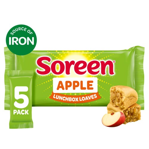 Soreen 5 Individual Apple Lunchbox Loaves