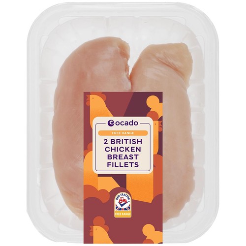 Ocado 2 Free Range Chicken Breast Fillets