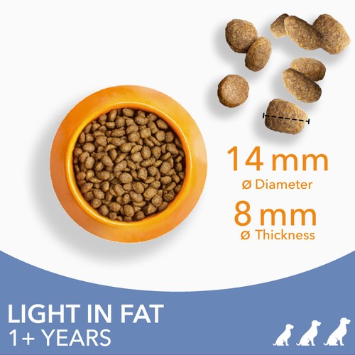 IAMS Advanced Nutrition Adult Dog Food Light in Fat With Fresh Chicken