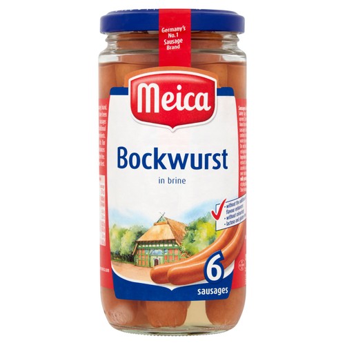 Meica Bockwurst Pork Hot Dog Sausages