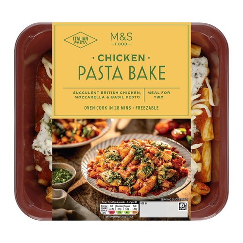 M&S Chicken Pasta Bake Serves 2