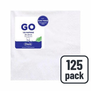 Red Compostable 2 Ply Paper Napkins
