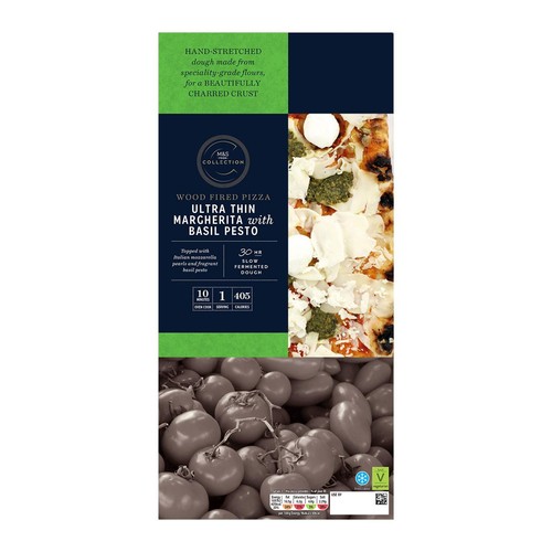 M&S Collection Ultra Thin Margherita Pizza