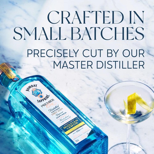 Bombay Sapphire Premier Cru Murcian Lemon Distilled London Dry Gin