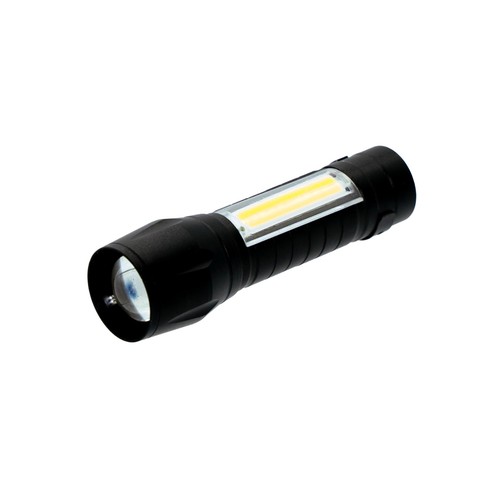 Rolson Rechargeable 3W Torch Zoomable