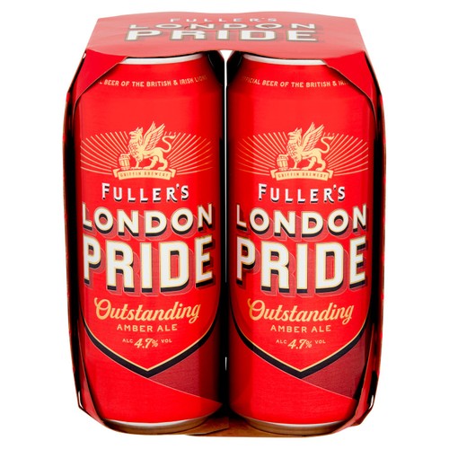 Fuller's London Pride Amber Ale Beer Lager Cans