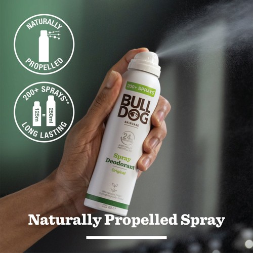 Bulldog Original Naturally Propelled Spray Deodorant