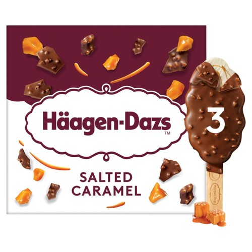 Haagen-Dazs Chunky Salted Caramel Stick Bar Ice Cream