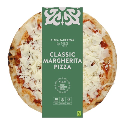 M&S Classic Margherita Woodfired & Stonebaked Pizza