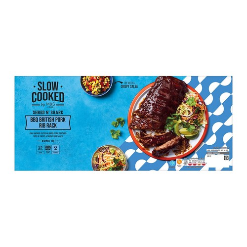 M&S Slow Cooked BBQ Pork Rib Rack