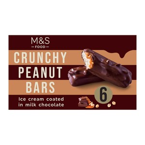 Crunchy Peanut Chocolate Ice Cream Bars