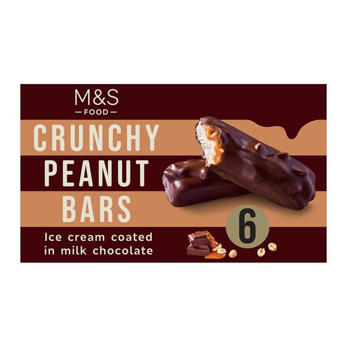 M&S Crunchy Peanut Chocolate Ice Cream Bars