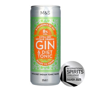 M&S Seville Orange Gin & Diet Tonic