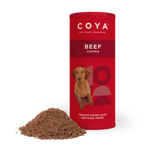 COYA Freeze-Dried Raw Adult Dog Food Topper Beef