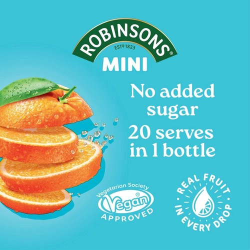 Robinsons Mini Orange No Added Sugar