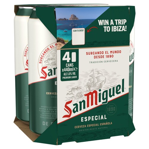 San Miguel Lager Cans