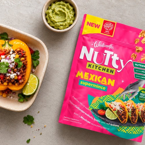 Whitworths Nutty Kitchen Plant Based Mexican Mince