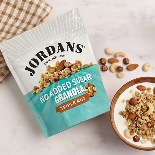 Jordans No Added Sugar Triple Nut Granola Breakfast Cereal