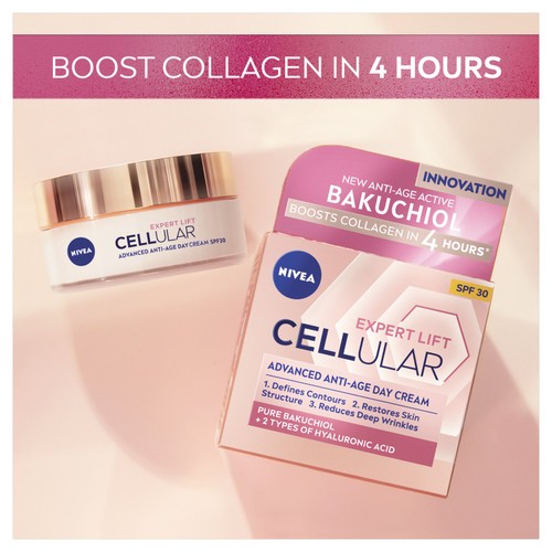 NIVEA Hyaluron Cellular Elasticity Filler Anti-Wrinkle Day Face Cream SPF30