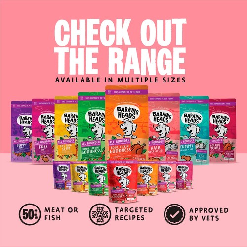 Barking Heads Beef Waggington Wet Dog Food Pouch