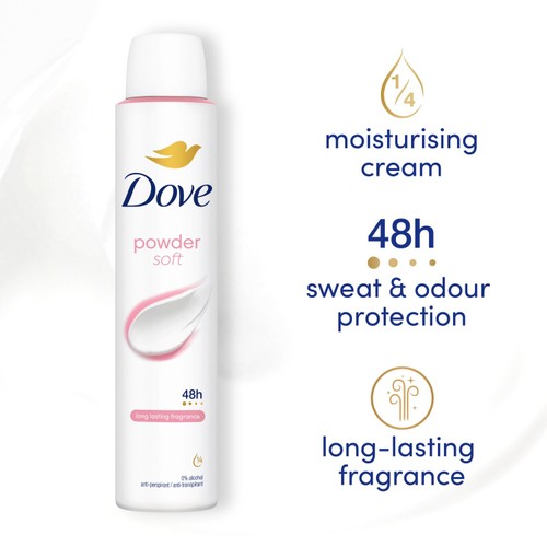 Dove Women Antiperspirant Deodorant Powder Aerosol
