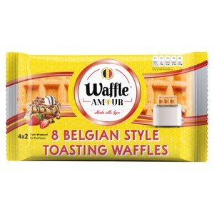 Waffle Amour 8 Belgian Style Toasting Waffles 200g