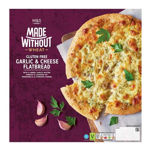 M&S Made Without Flatbread with Garlic & Cheese