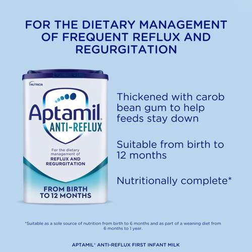 Aptamil Anti-Reflux Baby Milk Formula Powder From Birth Reflux