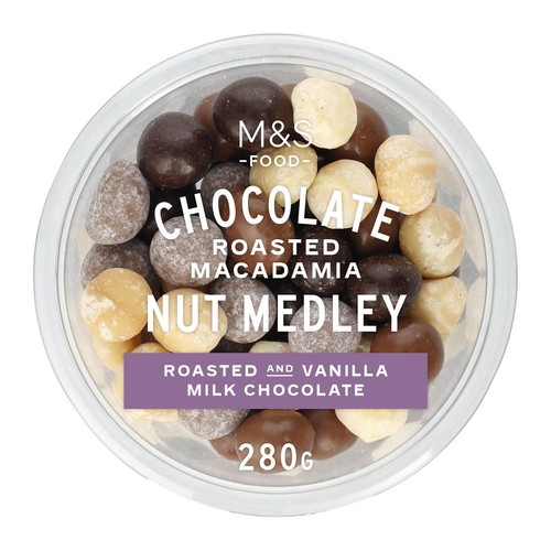 M&S Chocolate Roasted Macadamia Nut Medley