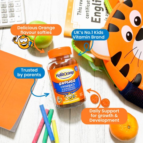 Haliborange Multivitamin & Omega-3 Softies 3-12 yrs