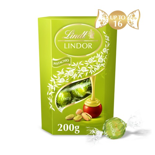 Lindt Lindor Pistachio Chocolate Truffles Box