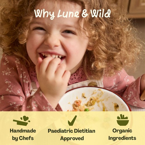Lune & Wild Handmade Salmon & Broccoli Fishcakes 6+ months