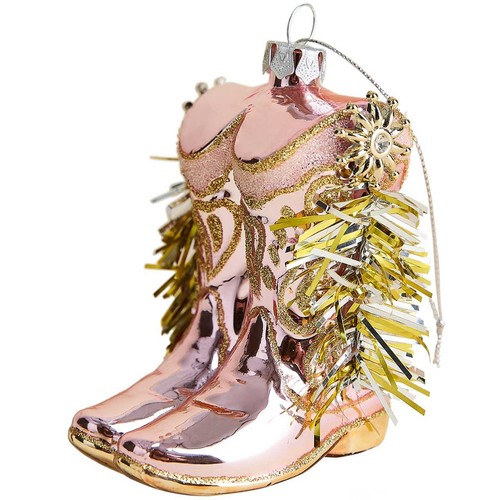 M&S Glass Party Cowboy Boot, Pink