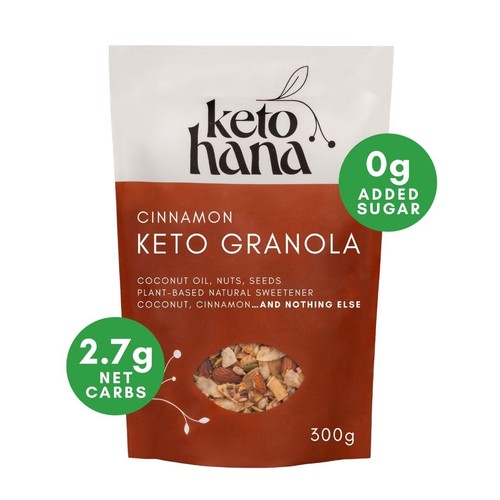 Keto Hana Cinnamon Low Sugar Granola