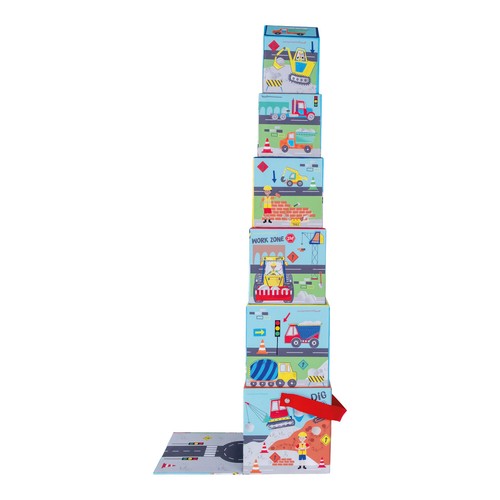 Floss & Rock Stacking Cubes Construction