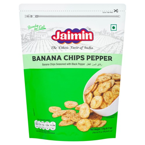 Jaimin Banana Chips Pepper, 175g