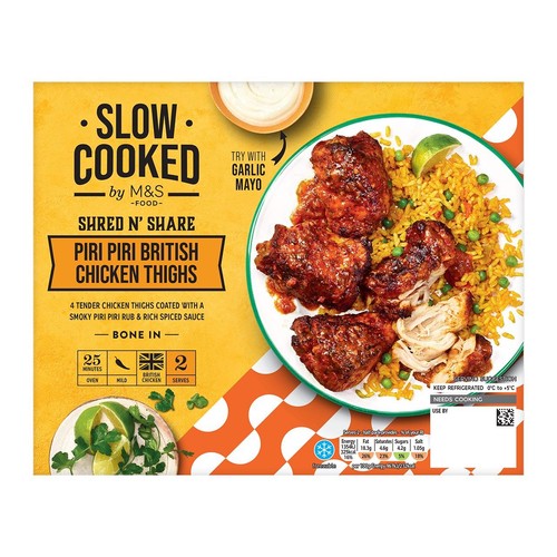 M&S Slow Cooked Piri Piri Chicken Thighs
