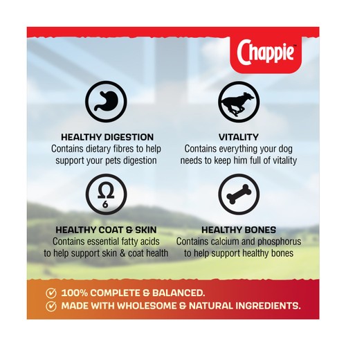 Chappie Adult Wet Dog Food Tins Favourites in Loaf