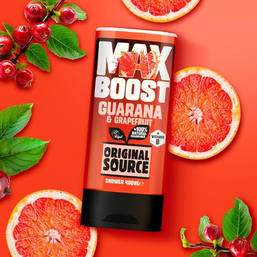 Original Source Max Boost Guarana and Grapefruit Shower Gel