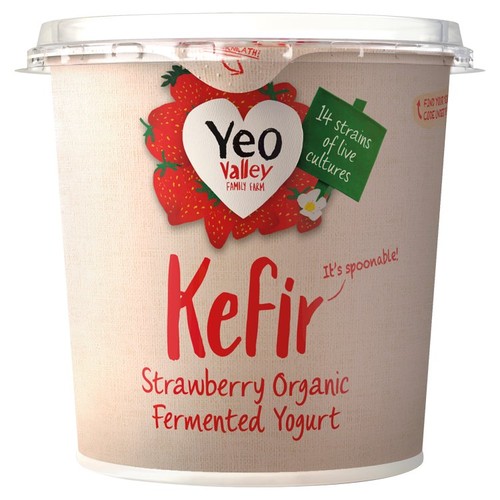 Yeo Valley Organic Kefir Strawberry Yoghurt