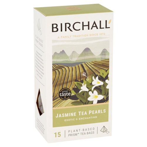 Birchall Jasmine Tea Pearls - 15 Prism Tea Bags