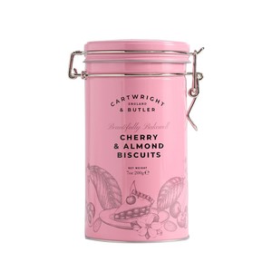 Cartwright & Butler Cherry & Almond Biscuits in Tin
