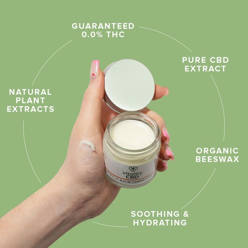 Vitality CBD Muscle Balm 500mg