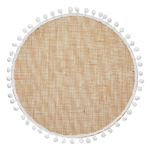 Natural Elements Set of 4 Hessian Placemats, Gift tied and tagged