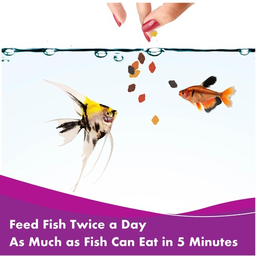 AQUARIAN Tropical Fish Food Flakes