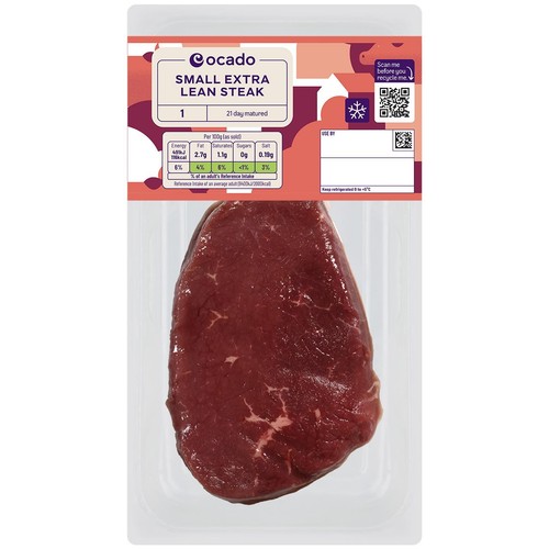 Ocado 1 Small Extra Lean Steak