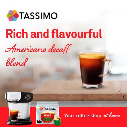 Tassimo Kenco Americano Decaff Coffee Pods
